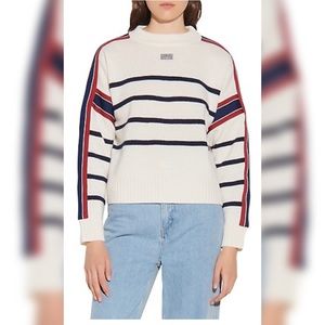 Sandro Saylor Striped Wool Sweater Small